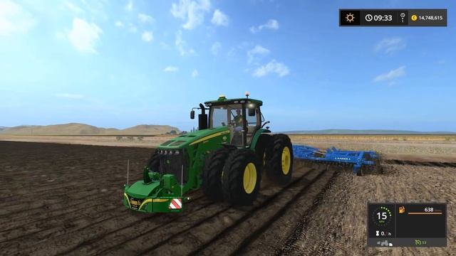 Farming Simulator 17 JOHN DEERE 8R 2010 USA TRACTOR смотреть онлайн