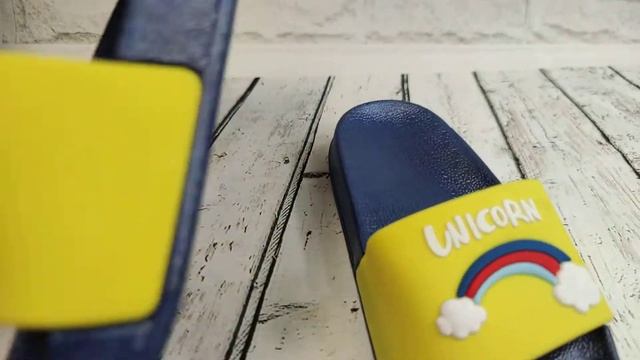 Детские подростковые пляжные шлепки шлепанцы 24-29р единорог DS6A смотреть онлайн