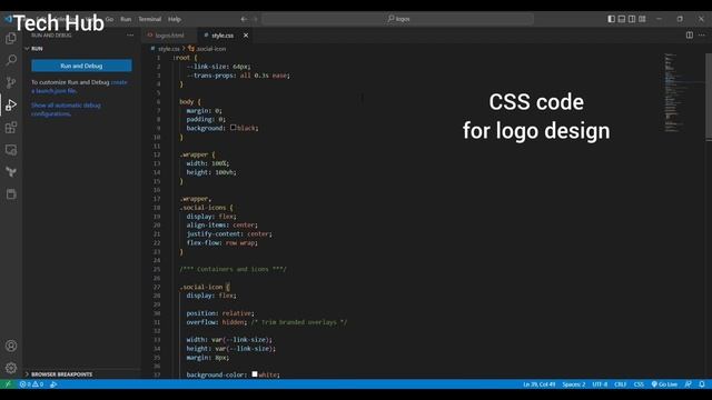 Instagram logo design, Twitter logo and GitHub logo design Hover effect using html and css смотреть онлайн