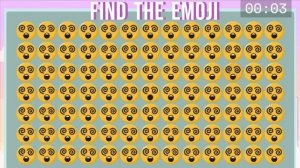 FIND THE EMOJI. Только очень внимательный сможет найти отличие в 🤓