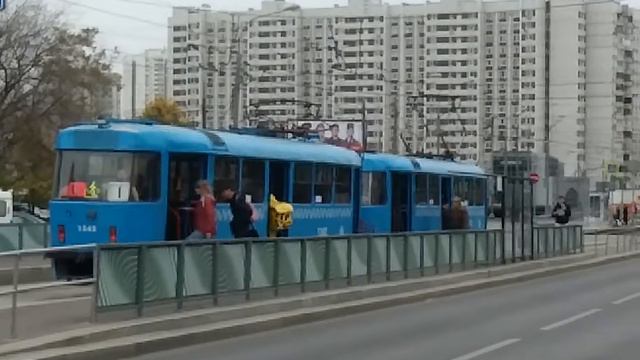 МТТЧ СМЕ 1341+1342 На Симферопольском бульваре смотреть онлайн