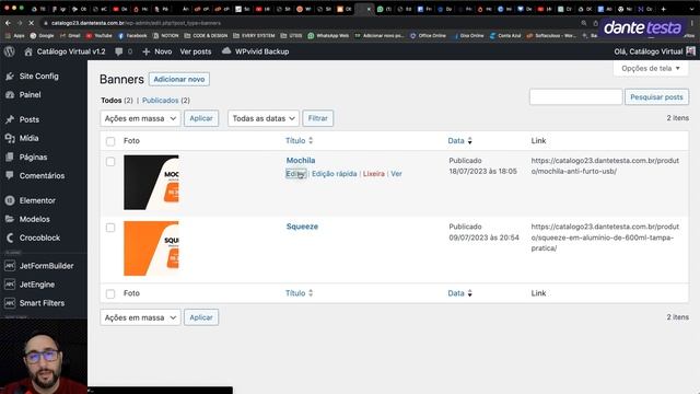 Catálogo de Produtos com Solicitação de Orçamento feito em WordPress que envia pedido para Whatsapp смотреть онлайн