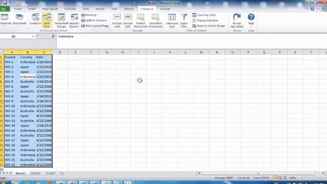 Easy Split data excle to Sheet смотреть онлайн