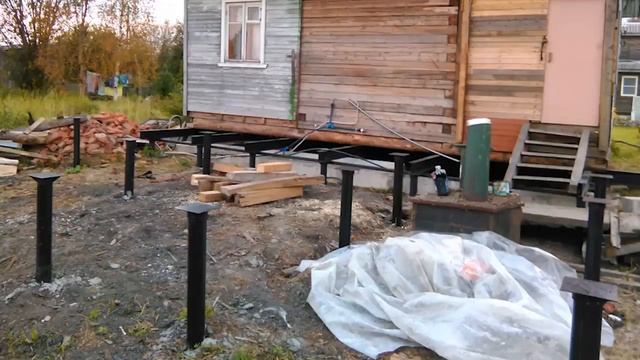 Реконструкция замена фундамента в Архангельске "СВ-Фундамент" смотреть онлайн