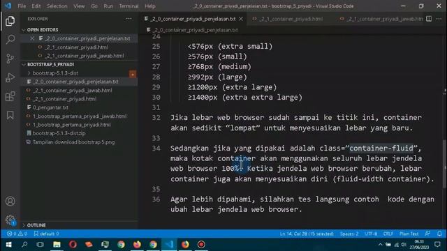 Belajar Bootstrap - container смотреть онлайн