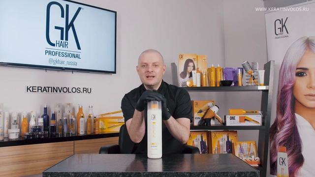 Кератин для выпрямления кудрявых волос Resistant от GKhair / Global Keratin
