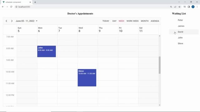 Drag and Drop Events from an External Source to Vue Scheduler смотреть онлайн