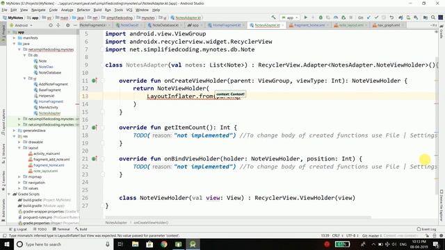 #6 Android Room Tutorial - Getting Saved Data смотреть онлайн