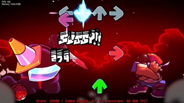 FNF Vs Impostor V5.5/6.0 - Defeat Hotfix + New Black Impostor Sprites смотреть онлайн