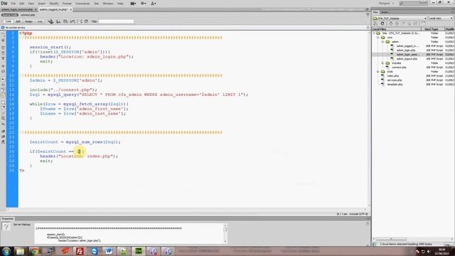 CMS - Part 12 - Admin Log in (Part 5) смотреть онлайн