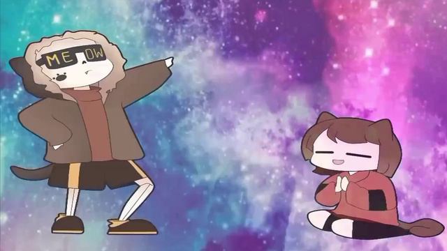 MEOW ! Fell Sans And Frisk