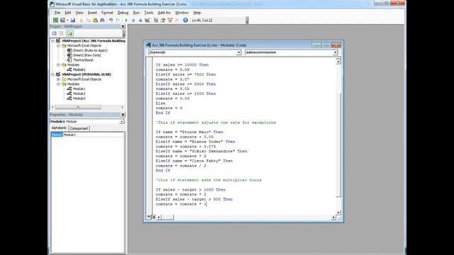 Constructing a User-Defined Function in VBA смотреть онлайн