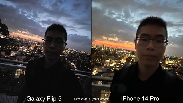 Samsung Galaxy Z Flip 5 vs iPhone 14 Pro Camera Comparison смотреть онлайн