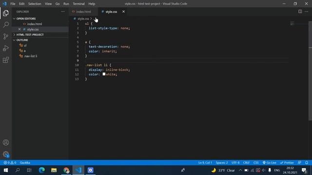 Основи HTML & CSS для початківців #18 - Практика: створення панелі навігації смотреть онлайн