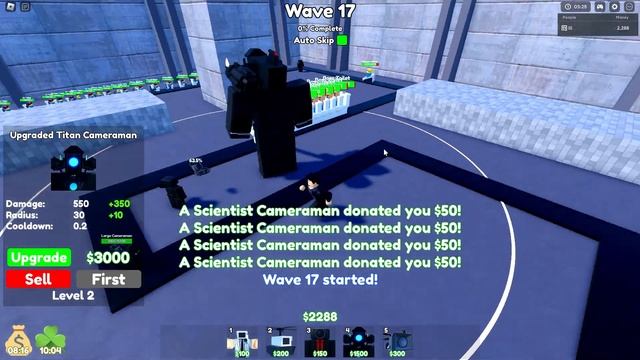 NEW UPGRADED TITAN CAMERAMAN & TITAN CINEMAMAN SPOTLIGHT! Skibidi Toilets in Roblox! смотреть онлайн