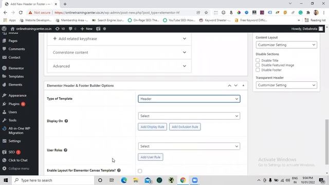 How to Design Header (With plugin) | Custom Header | Wordpress Website designing | Wordpress смотреть онлайн