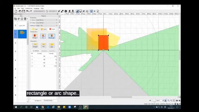 Area Configuration 2D Scanner "UST-05LN" Desktop Demo смотреть онлайн