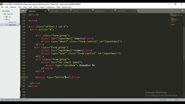 Bootstrap Forms | Bootstrap 5 Tutorial | Episode #9 смотреть онлайн