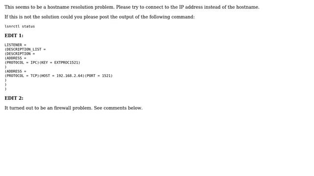 Databases: Unable to connect to Oracle from SQL Developer (4 Solutions!!) смотреть онлайн