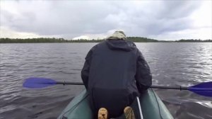 Карелия р Поньгома 22 31 августа 2014г.Сплав,рыбалка