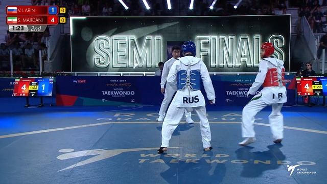 2019 Roma WT GP SF M +80kg LARIN Vladislav RUS MARDANI Sajjad IRI смотреть онлайн