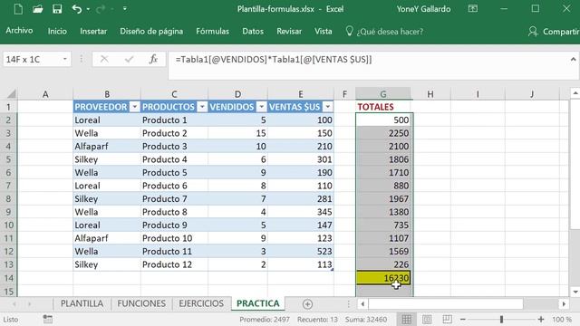 Función SUMAPRODUCTO en Excel смотреть онлайн