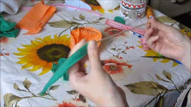 Текстильная тыковка: подробный мастер-класс/DIY Textile pumpkin смотреть онлайн