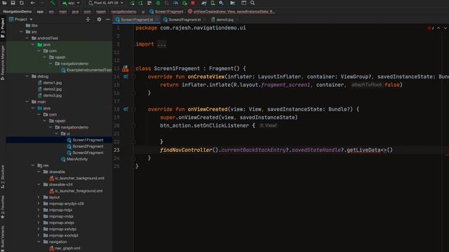 Android: How to get back data from pushed fragments смотреть онлайн