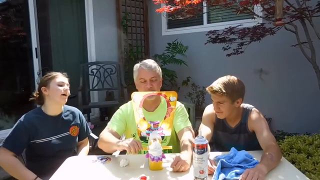 FAMILY PIE FACE CHALLENGE! смотреть онлайн