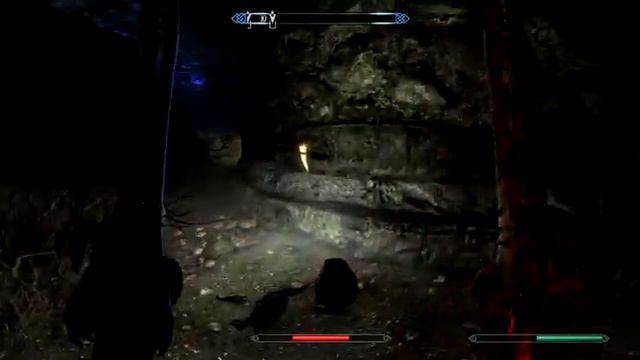 Skyrim Anniversary Edition - некроманты призывают Королеву-Волчицу (пещера Волчий череп) прохождени смотреть онлайн