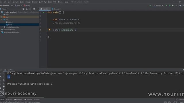 آموزش کامل برنامه نویسی کاتلین - بخش نوزدهم - infix function смотреть онлайн