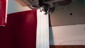 как пришить шторную ленту к портьере. #tekstil