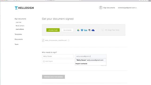 HelloSign - цифровая подпись документов смотреть онлайн