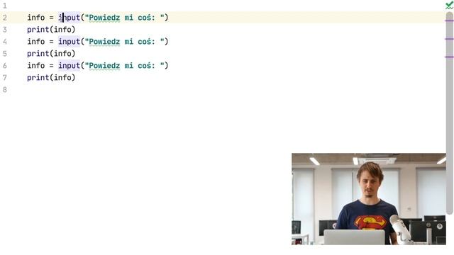 Python - Zrozumieć programowanie | Tydzień 2 | Lekcja 4 - funkcja input смотреть онлайн