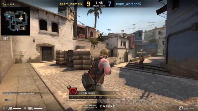 Demo review hamsik lvl 6 FACEIT смотреть онлайн