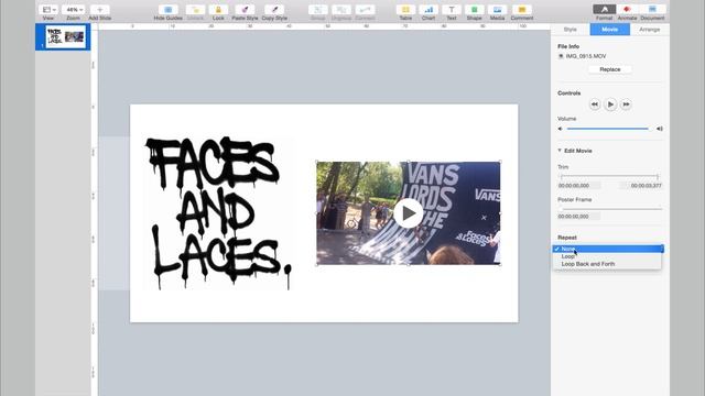 Как вставить видео в презентацию Apple Keynote смотреть онлайн