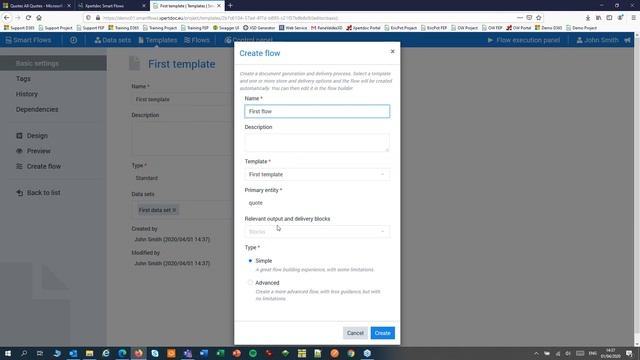 How to Create a Data Set, a Template and a Flow смотреть онлайн