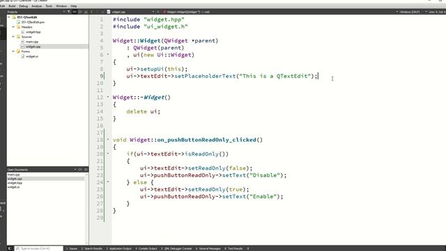 C++ Qt 98 - QTextEdit(1) смотреть онлайн