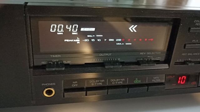 Кассетная дека AKAI - A&D GX-R75CX 100 В, купить на АВИТО, видео работы
