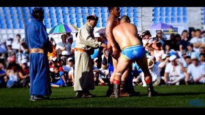 Бурятская национальная борьба «Бүхэ барилдаан»