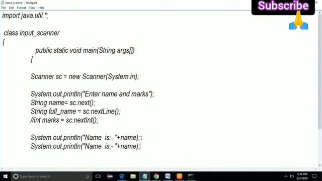 input in java using Scanner class & using command line argument (Java Programming:-18) смотреть онлайн