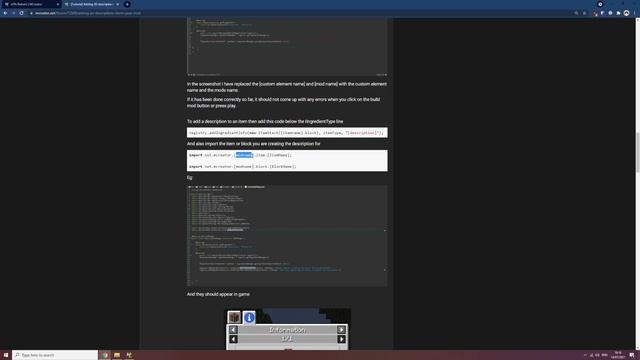 Custom JEI Tooltips (Mcreator 2021.2) смотреть онлайн