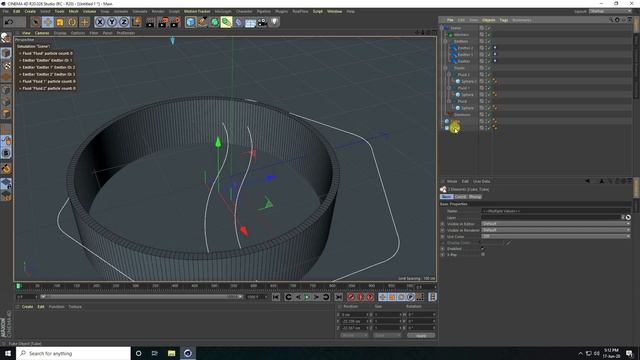 Cinema 4D RealFLow Tutorial - Cute Particle Animation смотреть онлайн