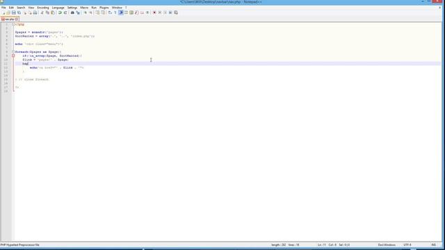 Very Simple Navigation Menu (PHP Tutorial) смотреть онлайн