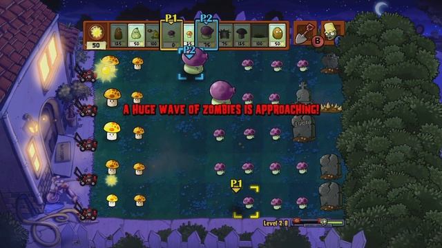 Прохождение игры Plants vs. Zombies - Ночные Уровни 6-10 - Грибы всему голова #4 смотреть онлайн
