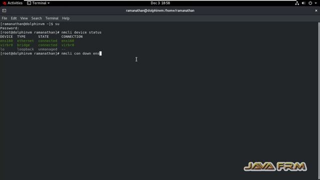 How to enable and disable nic using nmcli command in RHEL 8 смотреть онлайн