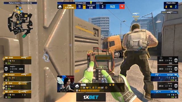 Момент, когда Team Spirit выиграли IEM Katowice 2024