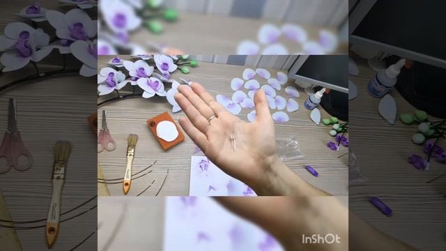 СВЕТИЛЬНИК ОРХИДЕЯ ИЗ ФОАМИРАНА (1часть) смотреть онлайн