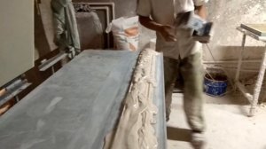 Изготовление плинтуса (тяги) из гипса. Как сделать плинтус