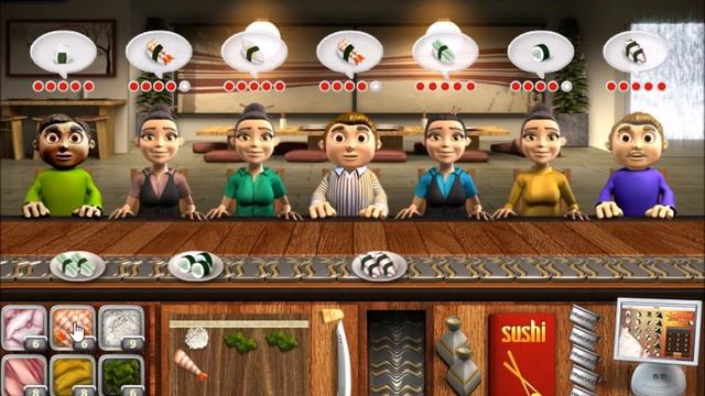 Youda Sushi Chef - Gameplay Part 16 (Day 5) Restaurant 4 смотреть онлайн